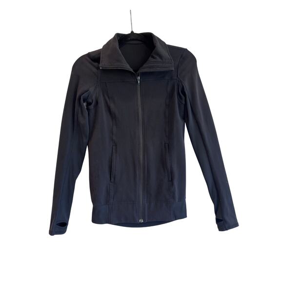 Lululemon Define Jacket Black Mesh Back Full Zip Thumbholes Athleisure fall - Picture 1 of 5